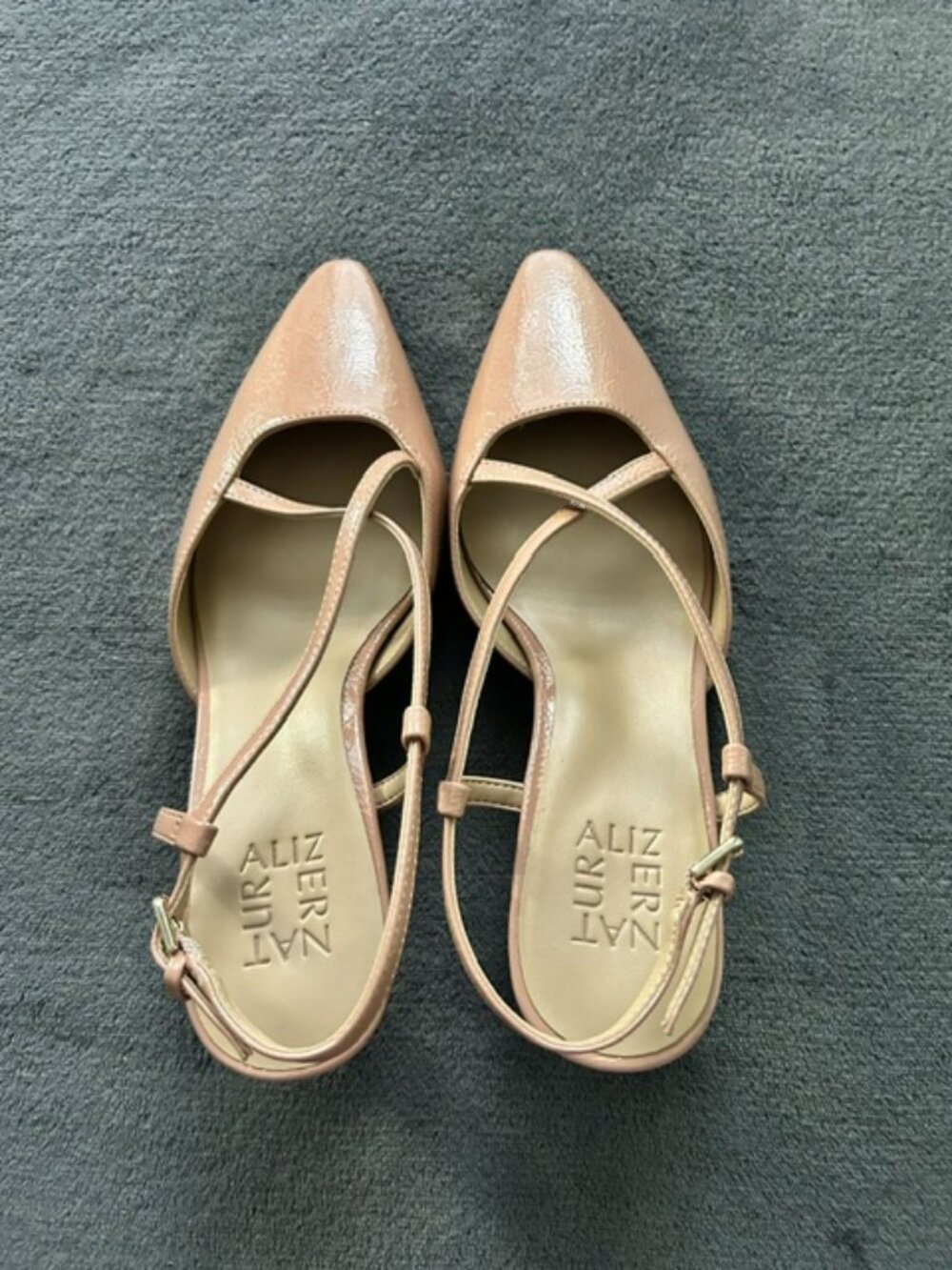 NWT Women's Naturalizer Tahira Slingback Pump, Size 8W